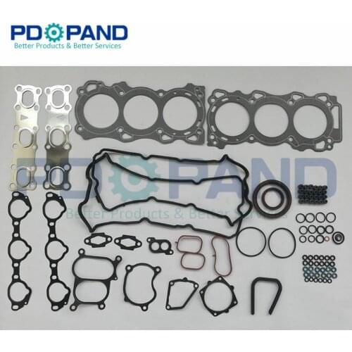 Whole Set VQ40 VQ40DE Engine Full Gasket Kit 10101EA225 For Nissan PATHFINDER (R51)4.0 4WD HARDBODY (D22)4.0L 4x4 3954cc