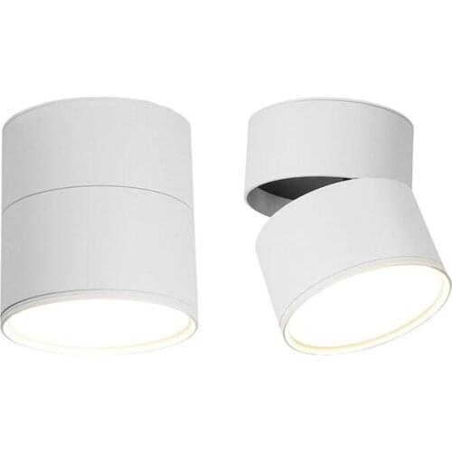 Surface mounted downlight 7W 12W 85-265V clothing store background wall exhibition hall living room ceiling folding downlight