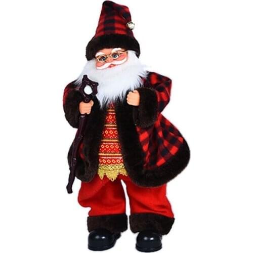 Q9QB Plastic Electric Santa Claus Toy for Kids Dancing Relieve Stress Supplies Realistic Funny Toy with Funny Action