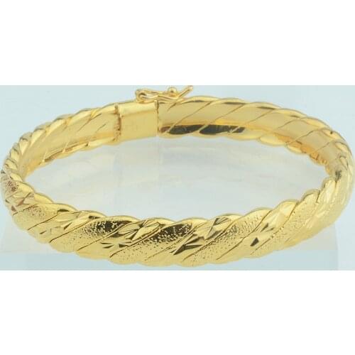 Sales Women Gold Color Bangles Cuff Bracelets Jewelry