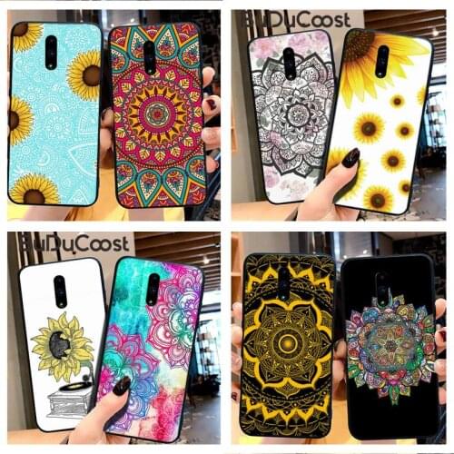Riccu Mandala Sunflower Phone Case For Redmi Note 8 8A 7 6 6A 5 5A 4 4X 4A Go Pro Plus Prime