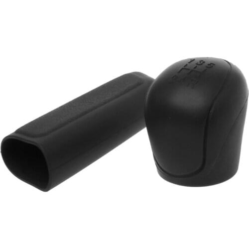 Universal Manual Nonslip Car Gear Head Shift Knob Silicone Cover Handbrake Grips