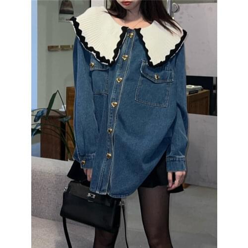 XFPV Womens Denim Shirts