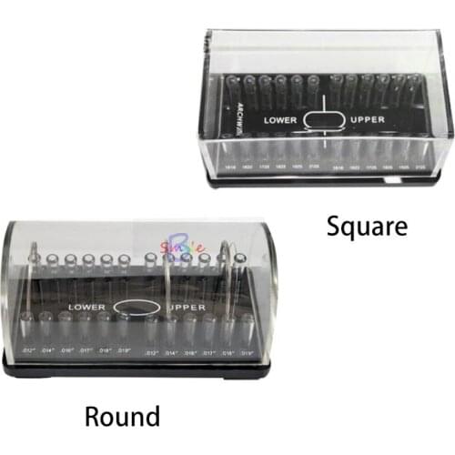 1 pcs Dental Acrylic Organizer Holder for Round/Rectangular Acrylic Arch wires Case