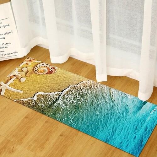 3D Sea Kitchen sofa rug wardrobe shoe cabinet bedroom floor mat hallway kids room area rugs for home living room Decorative