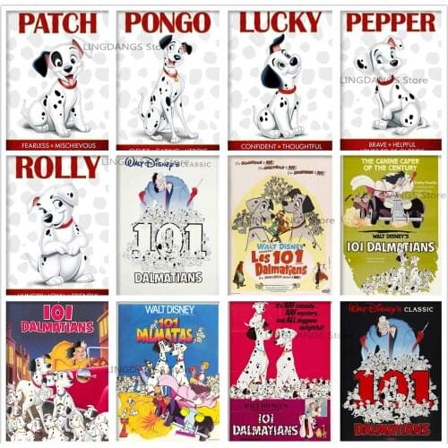 5d Diy Diamond Painting Disney One Hundred And One Dalmatians Poster Diamond Mosaic Embroidery Cross Stitch Kits Home Decor Gift