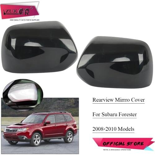 ZUK For SUBARU FORESTER SH 2008 2009 2010 Exterior Rearview Door Mirror Cover Without Painted