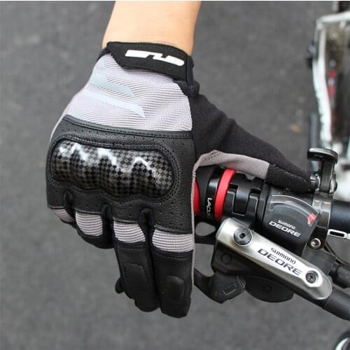 GUB sheepskin anti-collision autumn and winter thermal cycling gloves men women mountain bike road bike gloves