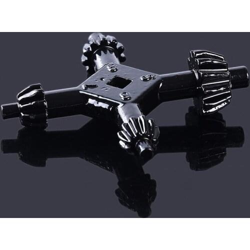 Wrench Set 4 In 1 Mini Universal Multi-Function Hand Drill Key Chuck Wrench Four Head Electric Drill Outdoor Portable Gadget