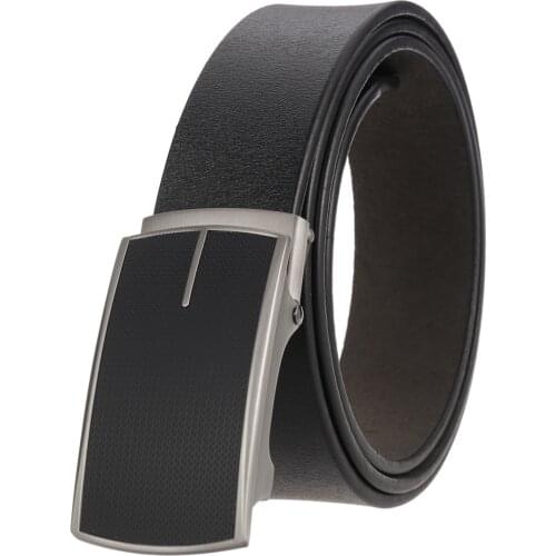 New Mens Leisure Business Belt Toothless Automatic Buckle Belt Men Belts for High Quality Designer Belts LY136-21795-1