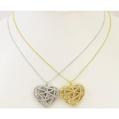 5 Pcs Zircon Pendant necklace jewelry accessories Necklace Gold color pendant Jewelry Necklace New design 51622