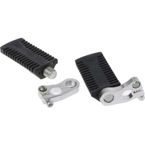 Motorcycle Pedals Foot Pegs Rest Footrests Footpegs For 47/49cc Pocket Dirt Bike Mini Moto Quad ATV Wholesale