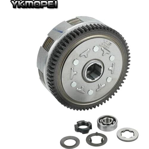 140cc Complete Manual Clutch Assembly kit For 55mm Bore lifan 140 140cc 1P55FMJ Horizontal Kick Starter Engines Dirt Pit Bike