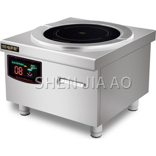 Commercial high power induction cooker soup oven Hotel restaurant Canteen kitchen large induction cooker Stainless steel shell