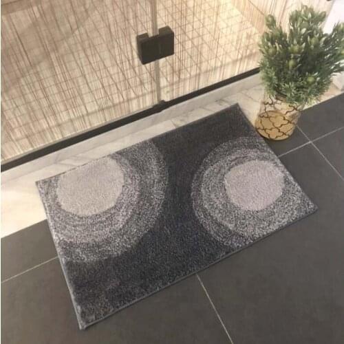 Nordic Cotton Fiber Bath Mat Super Absorbent Bathroom Carpets Rugs Bathtub Floor Mat Doormat For Shower Room Toilet Bathroom