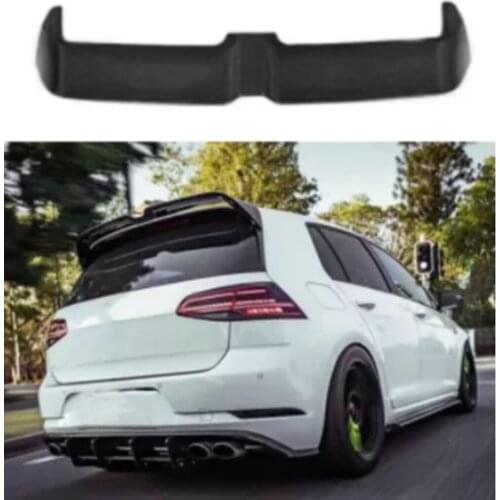 For Volkswagen Golf 7 MK7 2013-2019 High quality ABS spoiler primer or Carbon Fiber Decorative pattern rear wing Golf spoiler