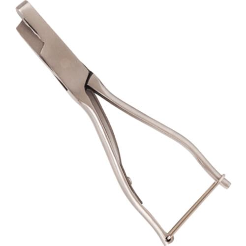 Pig Ear Forceps Deficiency''U'', Swine Pliers, Hoggery Pincers