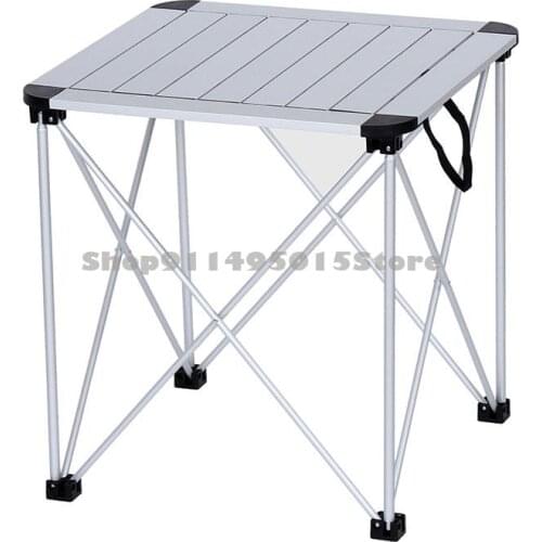 Outdoor Folding Tables And Chairs Ultra Portable Aluminum Alloy Table Barbecue Table Table Self Driving Car Table