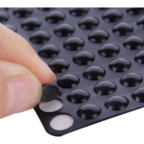 100 Anti-collision Particles Self-adhesive Soft Transparent Non-slip Bumper Silicone Feet High Viscosity Silicone Shock Absorber