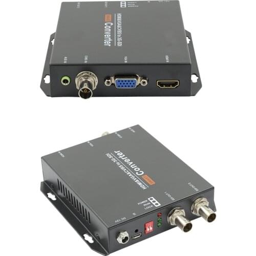 1080P HDMI VGA CVBS to SD/HD/3G SDI Video Converter CVBS Signal PAL/NTSC HD-SDI up to 200m 3G-SDI up to 120m