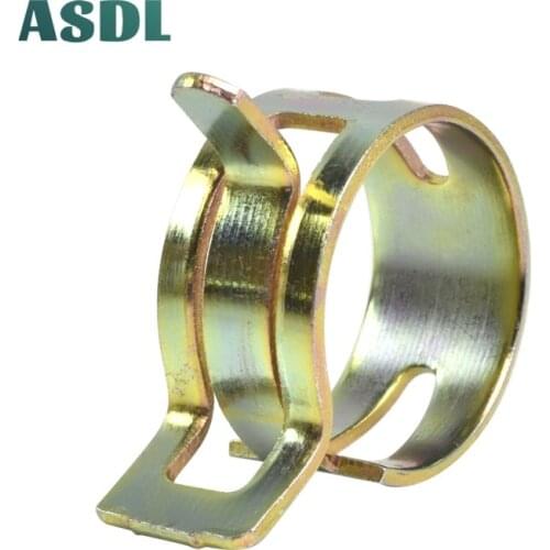 6-13mm Spring Band Type Fuel Vacuum Hose Silicone Pipe Tube Clamp Clip Steel Zinc Plated Clamps