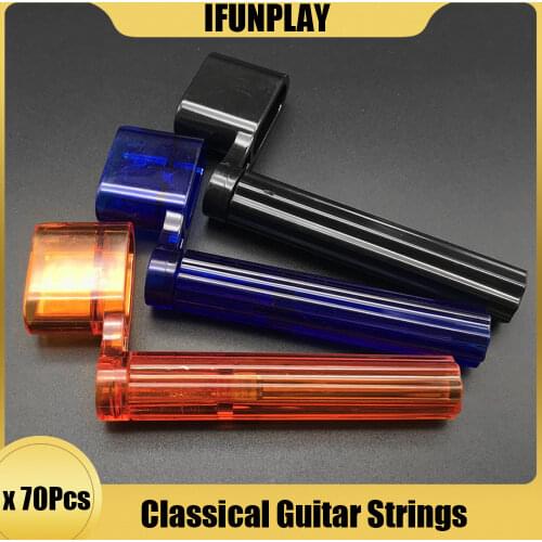 70Pcs Multi Color Alice Guitar String Winder Bridge Pin Remover Tuning Peg Puller High Quality Plastic String Tool Guitarra part