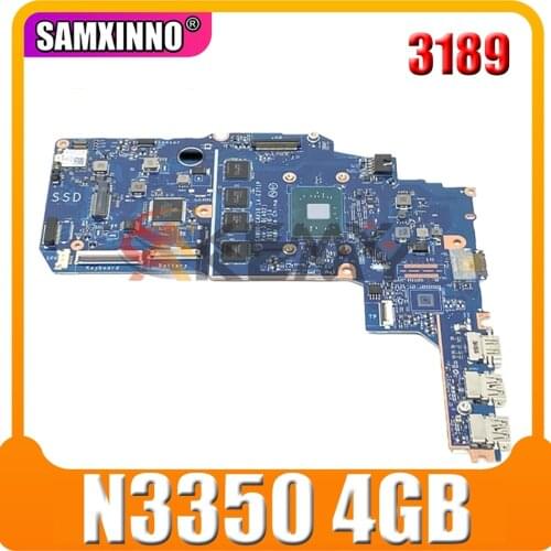 For DELL Latitude 3189 Celeron N3350 Laptop Motherboard CN-0T5JKG 0T5JKG Notebook Mainboard CAV00 CAV10 LA-E371P SR2Z7 4GB