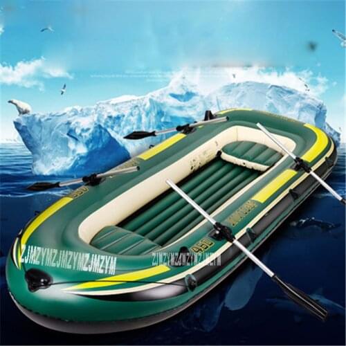 Double Adult Inflatable Boat Super Thickening PVC Inflatable Rowing Boat 230*130*36CM Inflatable Rowing Boat with Spare Parts