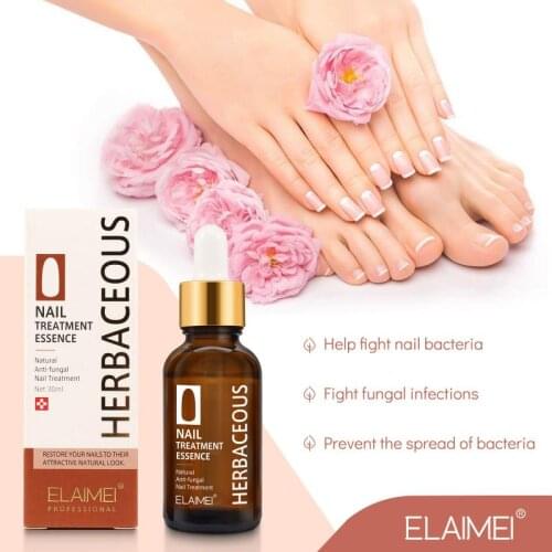 ELAIMEI 30ml Nail Care Solution Antibacterial Liquid For Removing Onychomycosis Fungus Removal Nail Oil Moisturizing Care TSLM2