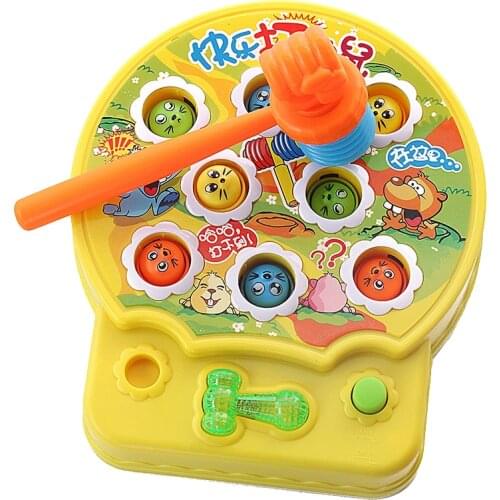Electric Whack a mole Interactive Kids Toys Preschool Toddler Toys Poke a mole Electronic Plastic Toys Xmas birthday Gift