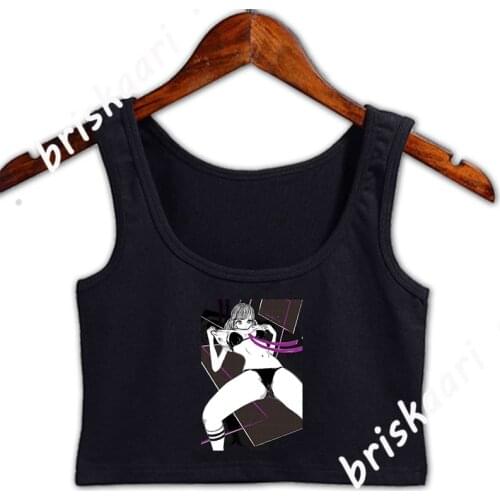 Jk Manga Pop Noir Crop Top Women Top Famous S-4xl Designing Sexy Girls Normal Spring Vest