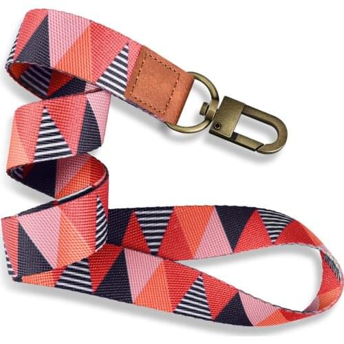 2021 New pattern DIY Lanyard Hang Rope Keychain Straps Rope Mobile Phone charm Neck Strap Lanyard for ID Card keycord 485*20mm