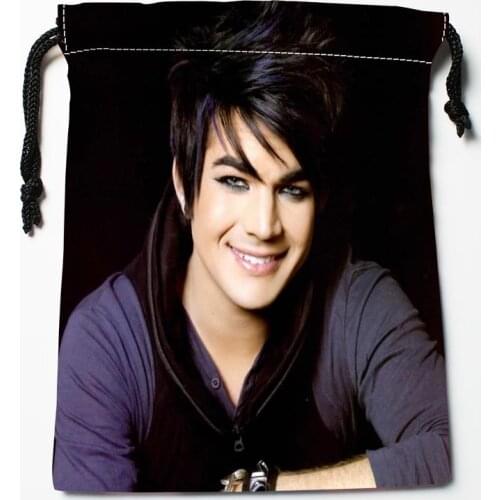 New Arrival Adam Lambert Drawstring Bags Custom Storage Printed Receive Bag Compression Type Bags Size 18x22cm 0603