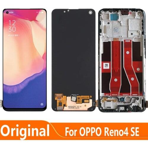 Original Display Replace 6.43" For OPPO Reno4 SE LCD Touch Screen Digitizer Assembly Reno 4se PEAT00 PEAM00