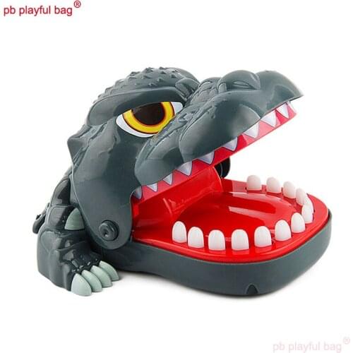 PB Playful Bag Simulation Hand Biting Dinosaur Kids Creative Party Spoof Decompression Parent Child Interactive Toy Gift WG23