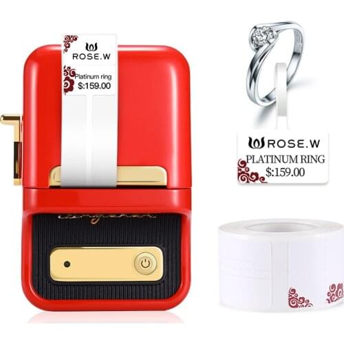 Niimbot B21 Thermal Label Printer Mini Portable Handheld Barcode Bluetooth Wireless Printer Machine For Price Tag In Shop Use