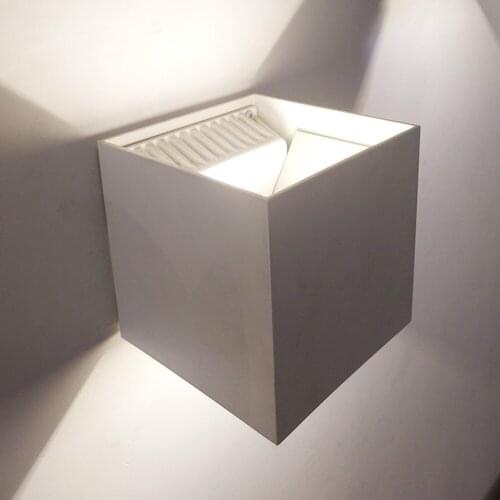 Adjustable Cube Led Bathroom Light Wall Lamp Waterproof Modern Home Outdoor Industrial Decor Luminum Wandlamp Garden Wall Light