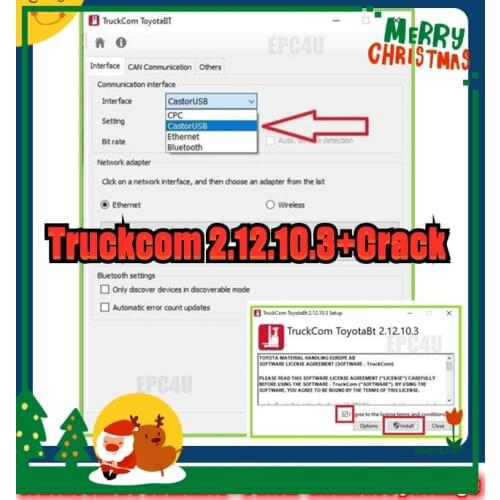TruckCom BT TE 2.12.10.3+Crack files for toyota