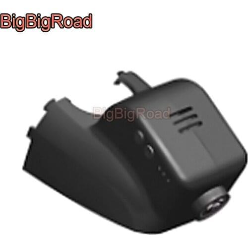 BigBigRoad Car wifi DVR Video Recorder Novatek 96655 Dual Camera dash cam For Cadillac XTS 2015 2016 2017 Low Version