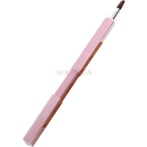Lip Brush Lipstick Brush Retractable Portable Beginner Square Lip Gloss Makeup Brush Lip Gloss Lip Liner Sale