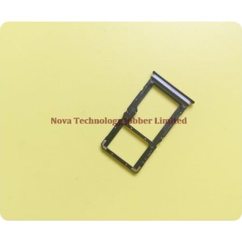 Wyieno 10Pcs/Lot For Xiaomi SIM Card Tray Holder Slot Repair Parts For Redmi Note 7 SD Tray Adapter Socket + Tracking