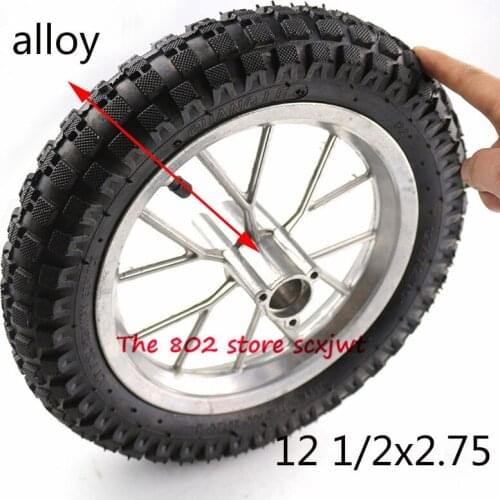 Package Post Mini Off-road Motorcycle Parts Leah Small Off-road Vehicle Front and Rear Wheel Assembly 12 1/2X2.75 Wheel Tyre