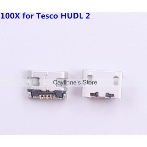 100pcs New for Tesco HUDL 2 Micro USB DC Charging Socket Port Connector Replacement