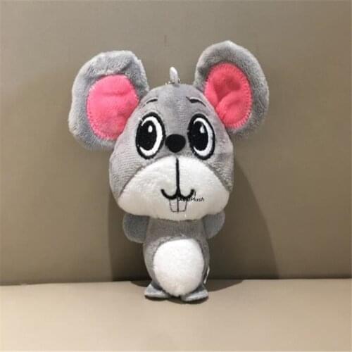 24PCS 2Sizes , 12CM And 7CM Mouse Stuffed Toy , Animal Pendants Plush Toy Doll For Kids Gifts Cotton Mouse