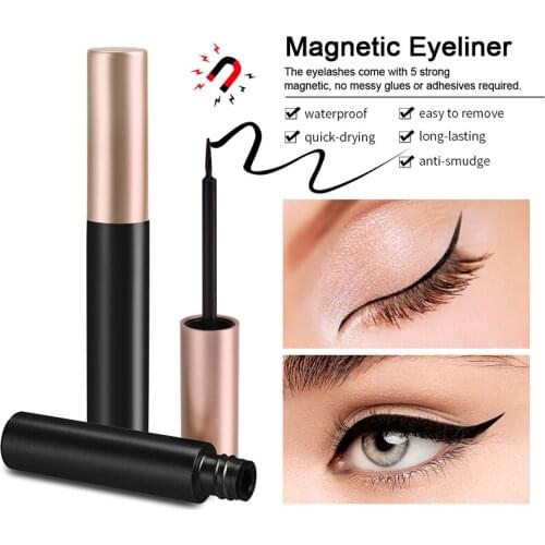 3 Pairs False Eyelashes With Tweezer Magnetic Eyeliner Liquid Easy To Wear High Quality Natural Long Lasting Makeup Tool