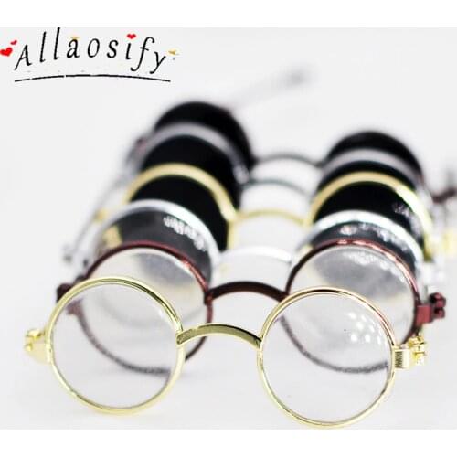 Allaosify Doll Mini Diy Handmade Doll Accessories Candy-Colored Glasses BJD Glasses Cloth Glasses