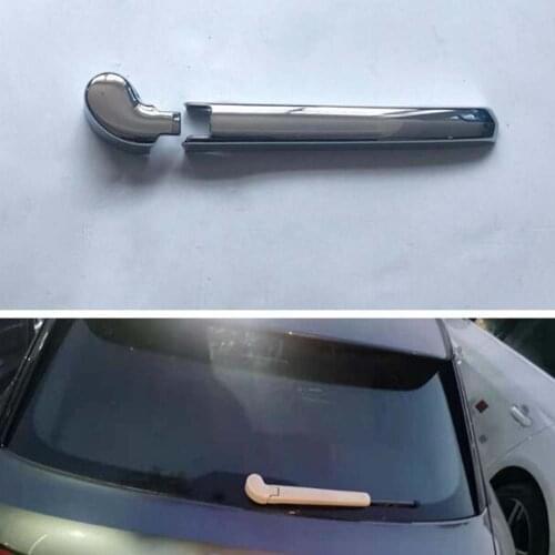 Chrome ABS Car Styling For AUDI A3L 2021 Rear Rain Wiper Cover Trim Exterior Auto Moldings