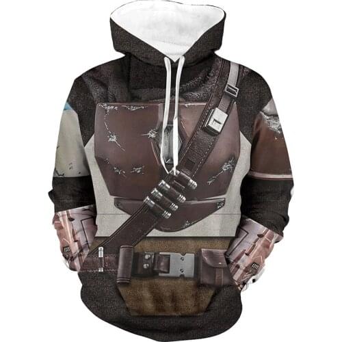 Fast Shipping Star Cosplay Hoodie Manda Adult Print Hooded Sweatshirt Pullover Boy Long Sleeve Coat