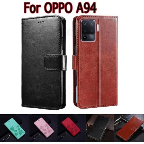 A94 Case For OPPO A94 Cover CPH2203 Flip Phone Protective Shell Funda For OPPO A 94 Case Wallet Leather Book Hoesje Etui Bag