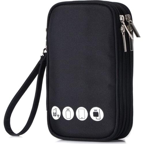 Cable Organizer Bag Electronic Gadget Organizer USB Cable Headset Case Travel Accessories Portable Charger Pouch Digital Storage